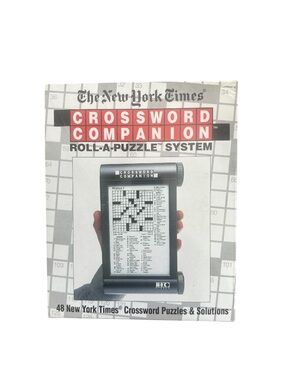 The New York Times Crossword Companion Roll-A-Puzzle System 1994 Game